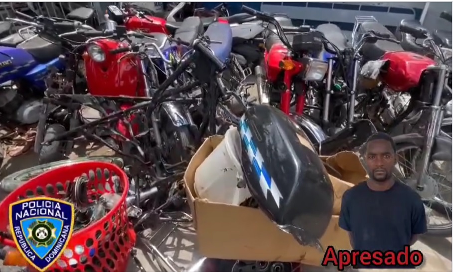 Policía Nacional recupera 10 motocicletas, chasis y piezas reportadas robadas en SPM