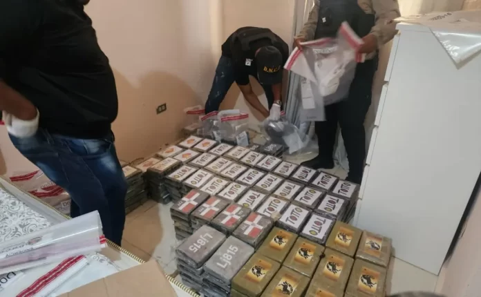 Operación Leopardo 643 kg de cocaína incautados en Santo Domingo
