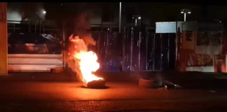Residentes de Mata Hambre protestan por apagón de cuatro días