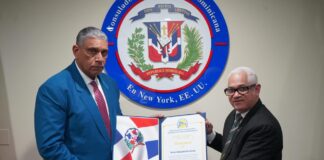 Cónsul de República Dominicana en Nueva York es homenajeado por FENACERD