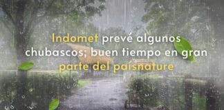 Indomet prevé algunos chubascos; buen tiempo en gran parte del país