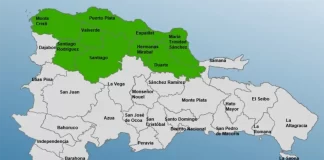 COE amplía alerta verde en nueve provincias por vaguada y sistema frontal