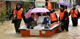 Al menos cinco muertos y once desaparecidos tras fuertes lluvias en el centro de China