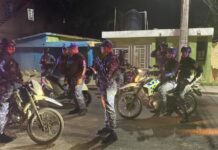 Policía nacional hace frente a bandas de antisociales en SPM mediante operativos preventivos