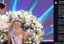 Joheirry Mola dedica su corona de Miss Mundo a República Dominicana