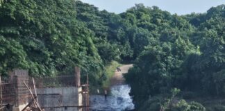 Varias comunidades incomunicadas en Ramón Santana por crecida del Rio Soco, tras Fuertes aguaceros