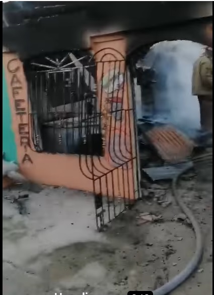 Incendio en la comunidad de Santa Fe en San Pedro de Macorís causa daños materiales en viviendas, sin víctimas fatales ni heridos