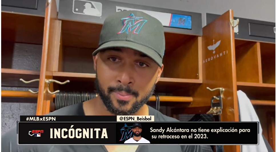 Marlins colocan a Sandy Alcántara en la lista de lesionados