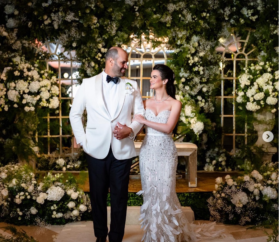 Albert Pujols y Nicol Fernández sellan su amor a darse el “Sí, acepto”