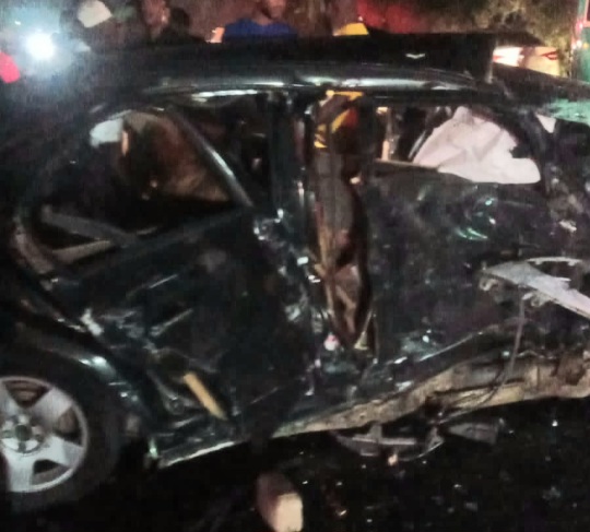 Una mujer muerta y tres personas heridas en accidente en carretera San Pedro – Consuelo.