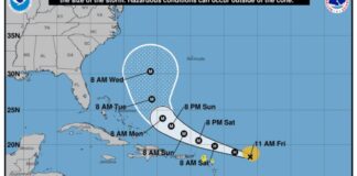Erin se convierte en huracán; se esperan vientos moderados y oleaje en costa de RD