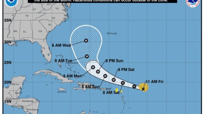 Erin se convierte en huracán; se esperan vientos moderados y oleaje en costa de RD