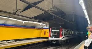 Se desploma techo en estación del Metro