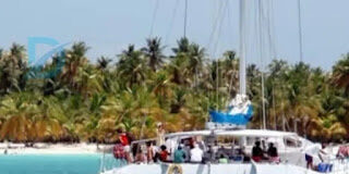 Muere turista al lanzarse de catamarán en excursión próximo a la Isla Saona.