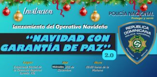 Dirección Regional Sureste realizara lanzamiento, «Navidad con Garantía de Paz 2.0»