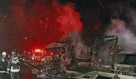 Un muerto y 26 heridos en un accidente con más de 50 vehículos Minakami, al noroeste de Tokio