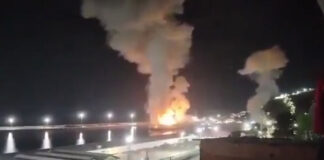 Destrozos en el puerto venezolano de La Guaira tras ataques de EE.UU