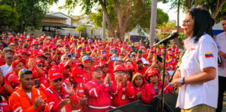 Delcy Rodríguez dice, «el pueblo de Venezuela no acepta órdenes de ningún factor externo»