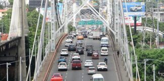 Autoridades aseguran que el puente Duarte no presenta riesgos estructurales