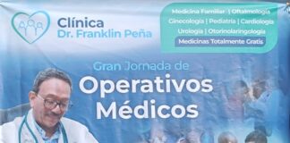 La Clínica Dr. Franklin Peña llevo un importante operativo medico este jueves a Villa Maranatha