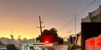 Hombre resulta herido en accidente de tránsito en cruce de avenidas en SPM