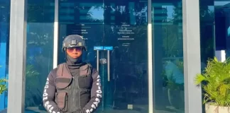 La policía ejecuta operativo preventivo en entidades financieras de La Romana