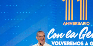 Luis Abinader, el PRM es el motor de cambio durante aniversario