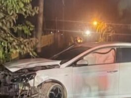 Supuesta persecución y balacera deja un herido y una jeepeta calcinada en confuso incidente en Consuelo