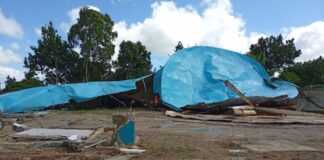 Afectados por explosión de tanque almacenamiento de agua en Consuelo siguen a la espera de soluciónes mientras el agua escasea