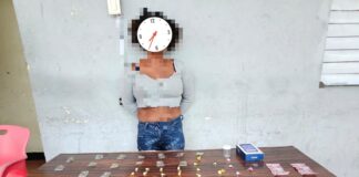 Policía apresa mujer y le ocupan supuestas drogas durante operativo en Villa Vilorio