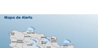 Vaguada provocará lluvias y tormentas en gran parte del país hoy sábado