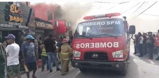 Un voraz incendio redujo a cenizas la boutique El 6 Sport en las Patanas de Vega SPM