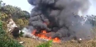Avión militar accidentado en Colombia llevaba 125 personas, hay 48 sobrevivientes