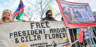 Manifestantes en EE.UU. rodean la corte a la que Maduro irá para su segunda audiencia