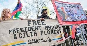 Manifestantes en EE.UU. rodearon la corte a la que Maduro se presento para su segunda audiencia