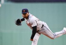 Framber Valdez lanza seis sólidas entradas y Detroit derrota a Boston