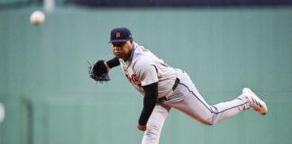 Framber Valdez lanza seis sólidas entradas y Detroit derrota a Boston