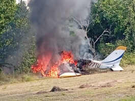 Autoridades investigan accidente de aeronave en Dajabón que dejó dos personas heridas