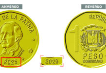 BCRD emite moneda de RD$1.00, año 2025”