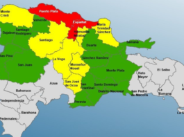 COE eleva niveles de alerta en el país por lluvias, 2 provincias en rojo