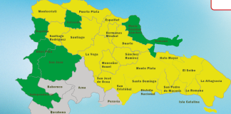 COE amplía a 20 provincias en alerta amarilla y otras siete en alerta verde por vaguada