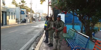 Montecristi amanece militarizado ante posibles protestas y desórdenes por grupos populares del país