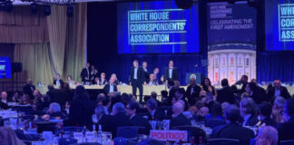 Sacan a Trump a toda prisa del escenario de la cena de corresponsales por un hombre armado