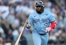 Guerrero Jr., y Soriano lideran bateo y pitcheo entre los dominicanos