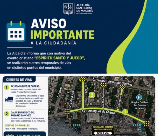 Realizaran cierre de calles temporales en SPM por evento cristiano, «Espíritu santo y Fuego»