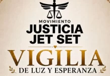 Movimiento Justicia Jet Set convoca vigilia de luz y esperanza este 30 de abril