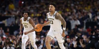 Yaxel Lendeborg se sobrepone al dolor y guía a Michigan al título de la NCAA