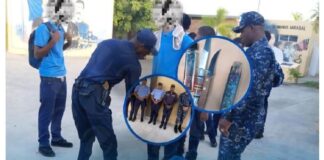 Hallan puñales y machetes en requisas a 60 escuelas del Sur
