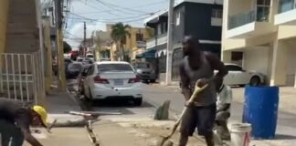 Munícipes de La Romana construyen baden con recursos propio; alcalde no responde ha llamado