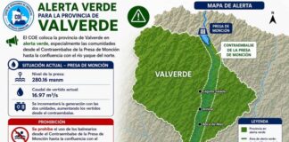 Emiten alerta verde para la provincia Valverde y prohíben uso de balnearios por caudal de presa